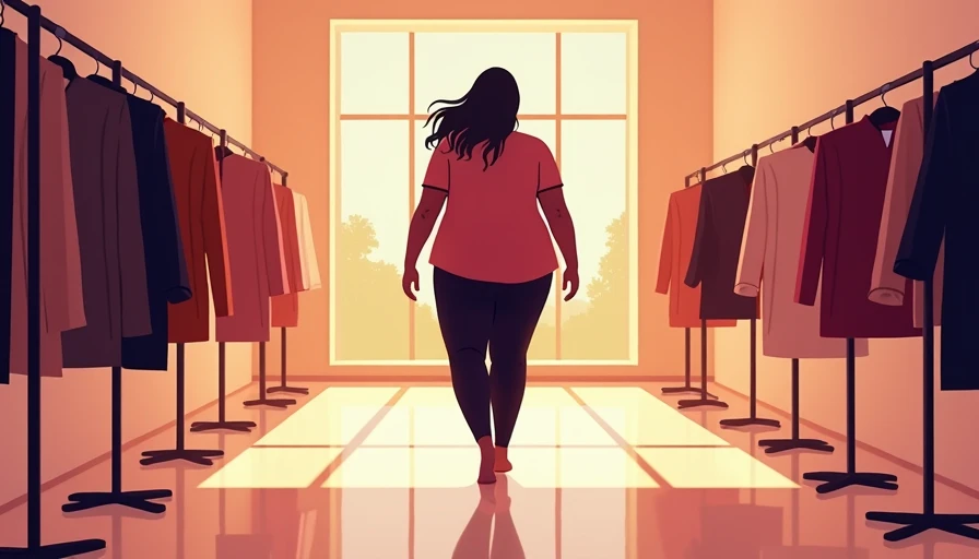 Visual context for plus size model si