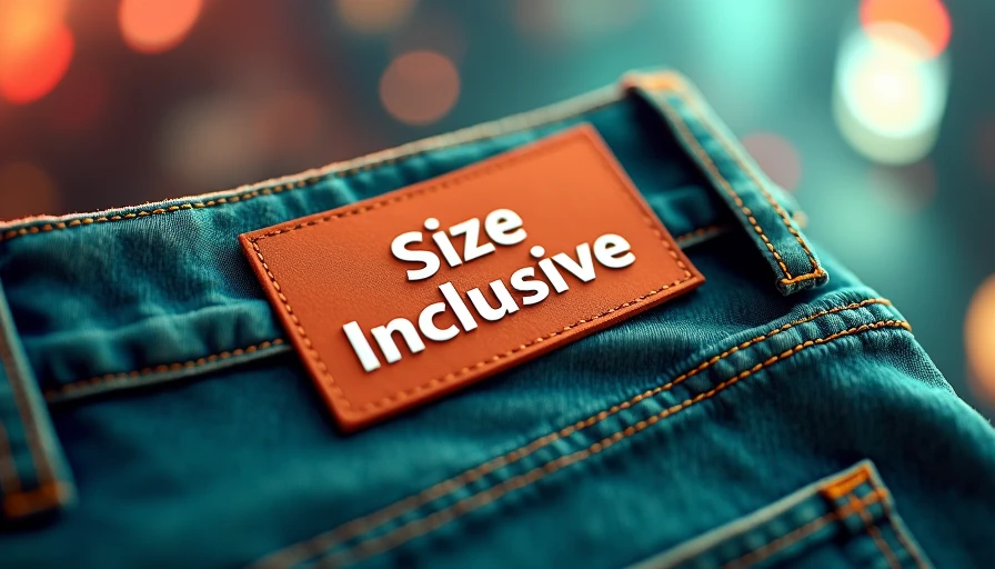 Illustration for size inclusive jeans