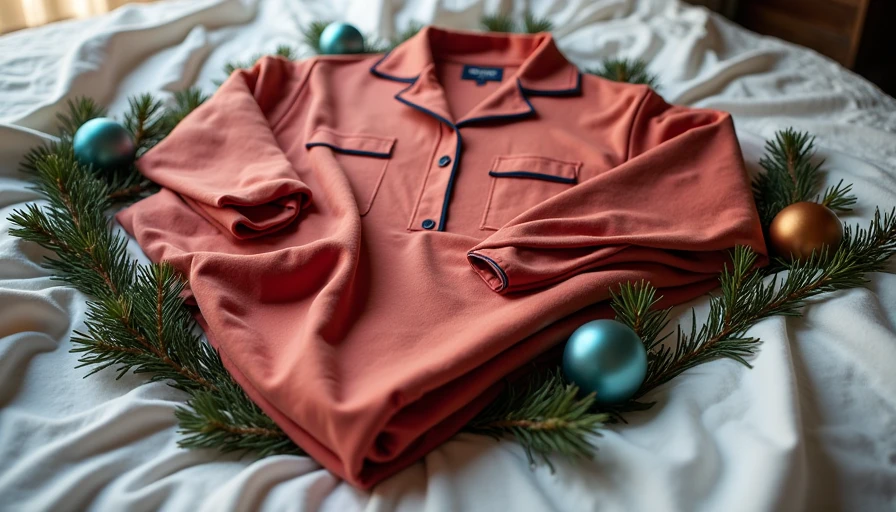Illustration for family christmas pajamas with plus size