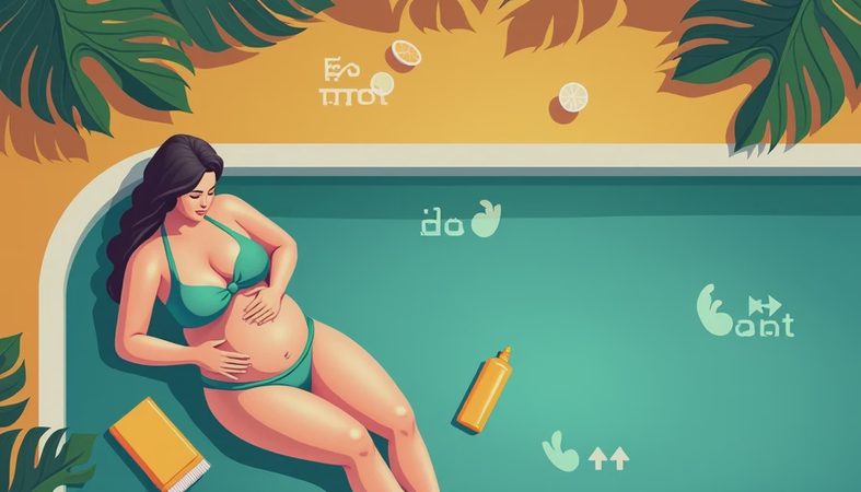 The Plus Size Maternity Swimming Costume That Made Me Feel Beautiful Again