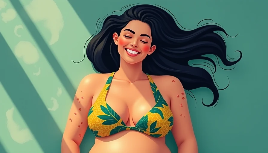 Visual context for plus size maternity swimming costume